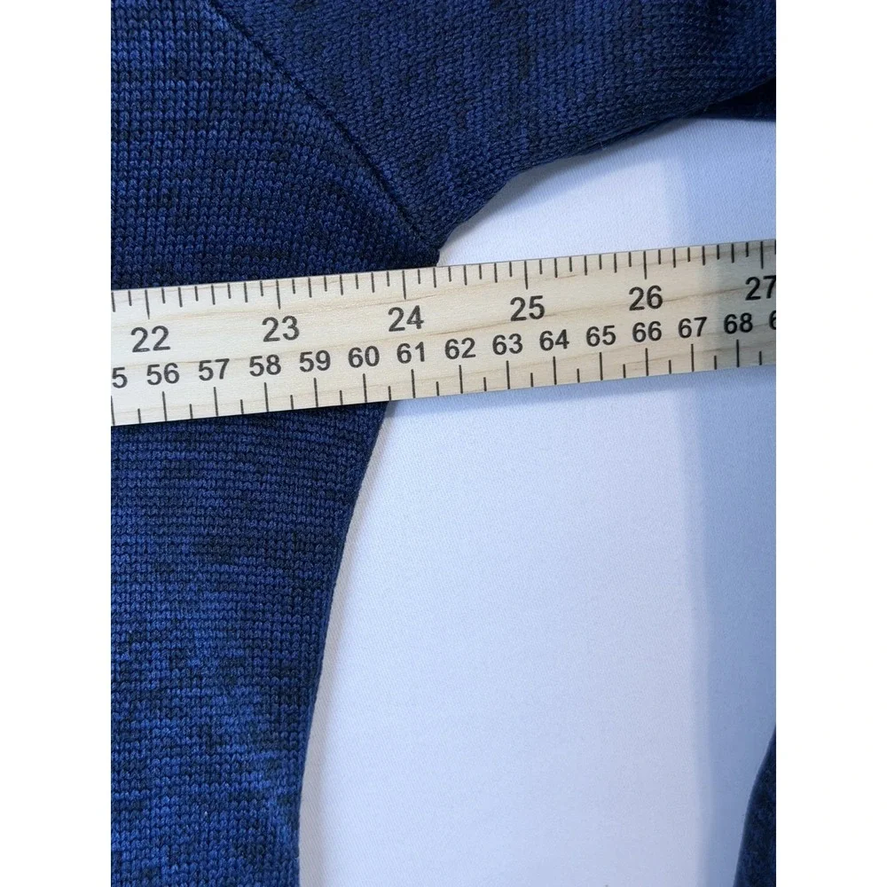 Coofandy Men's Size Large Blue Button Up Sweater/Sweatshirt
